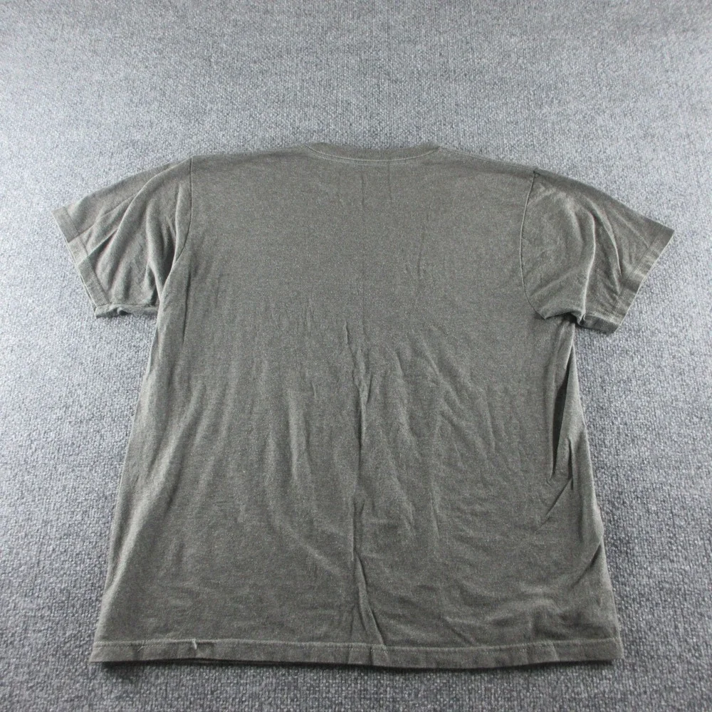 Adidas Shirt Mens L Gray The Go-To Tee Logo Graphic Short Sleeve Sports Athletic